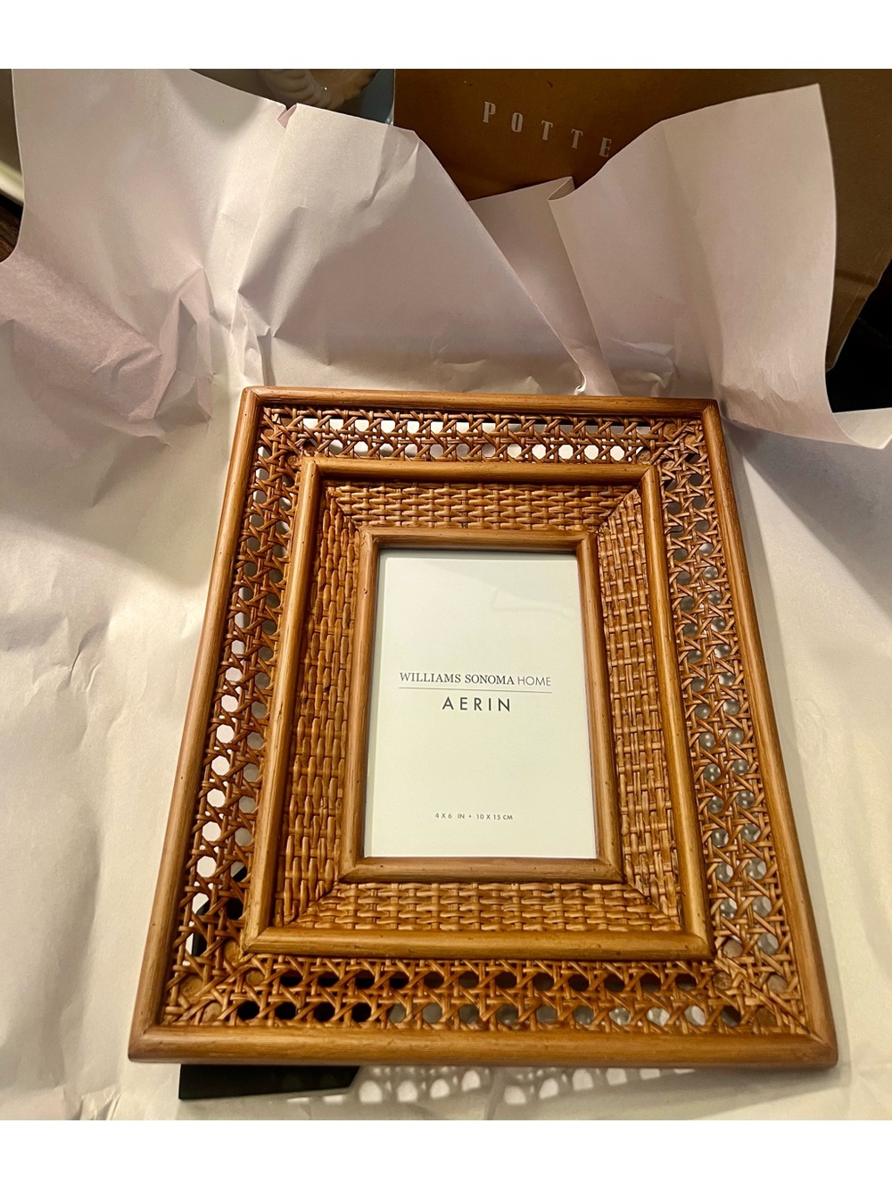 William Sonoma x AERIN Home Cane Picture Frame